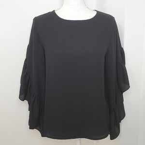 Saks Fifth Avenue Ruffle Top XS